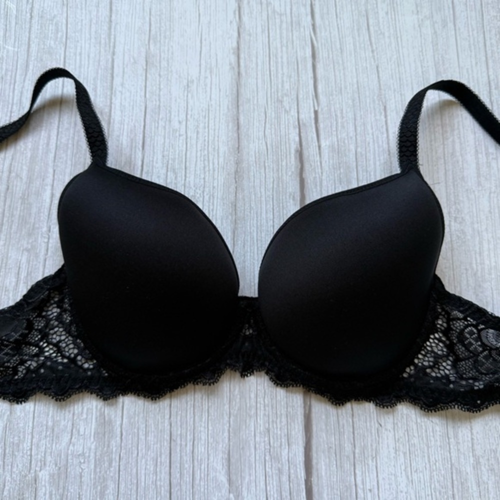 Simone Perele Caress Caresse 3d Plunge - Black